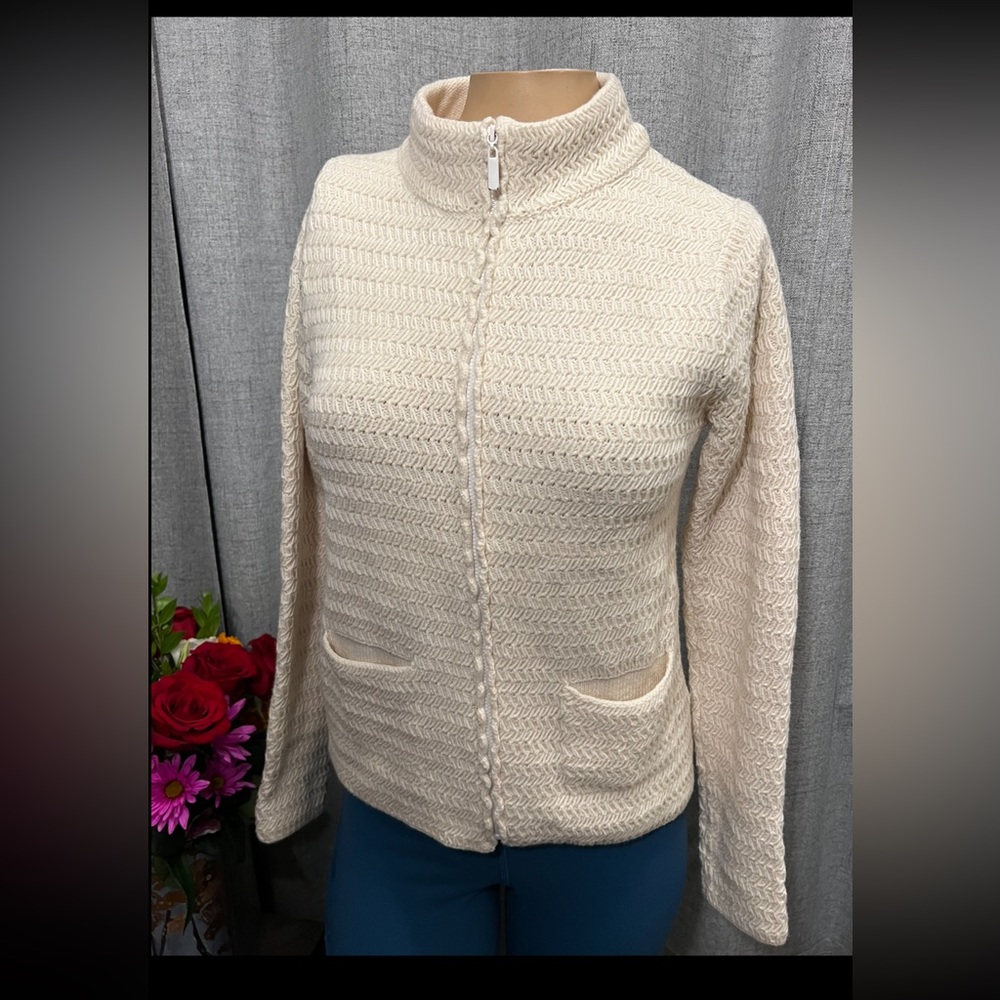 Eileen fisher knitted full zip